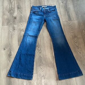 J Brand Dark Blue Flare Jeans